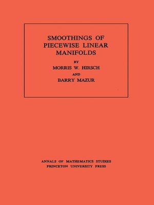 cover image of Smoothings of Piecewise Linear Manifolds